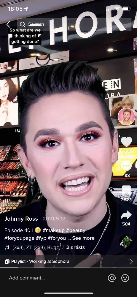 I love watching MUA Johnny Ross on TikTok for tips, but in