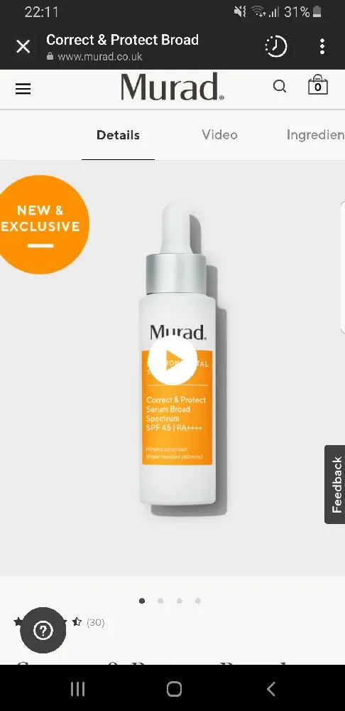New launch from Murad, Correct & Protect Broad Spectrum SPF