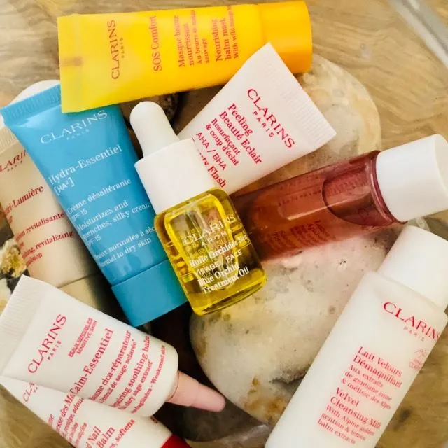 The colourful world of Clarins!! Love minis! 💎