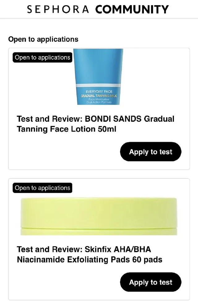 Hey everyone, there are two new test &amp; review products