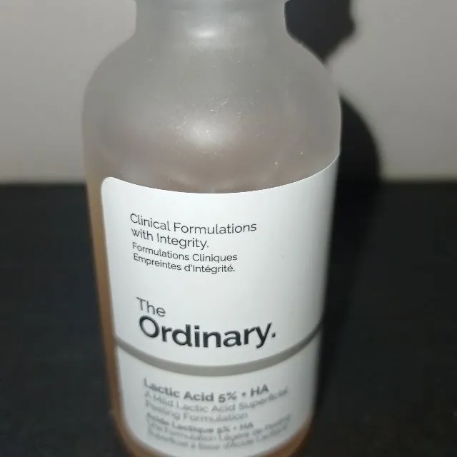 The Ordinary Lactic Acid 5% + HA is a game-changer in my