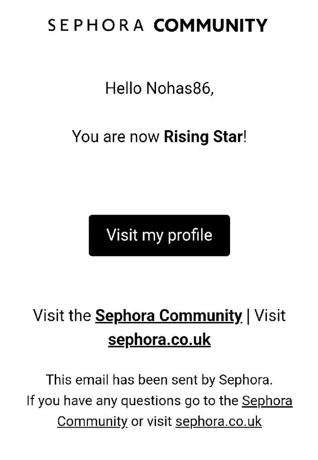 So grateful for this 🤩 thank you Sephora community ❤️
