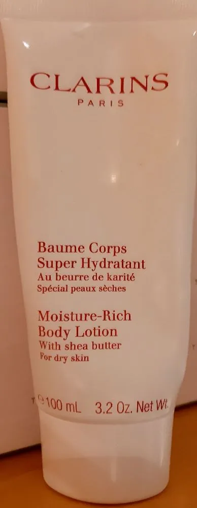 Clarins moisture rich body lotion,  love to use this now the