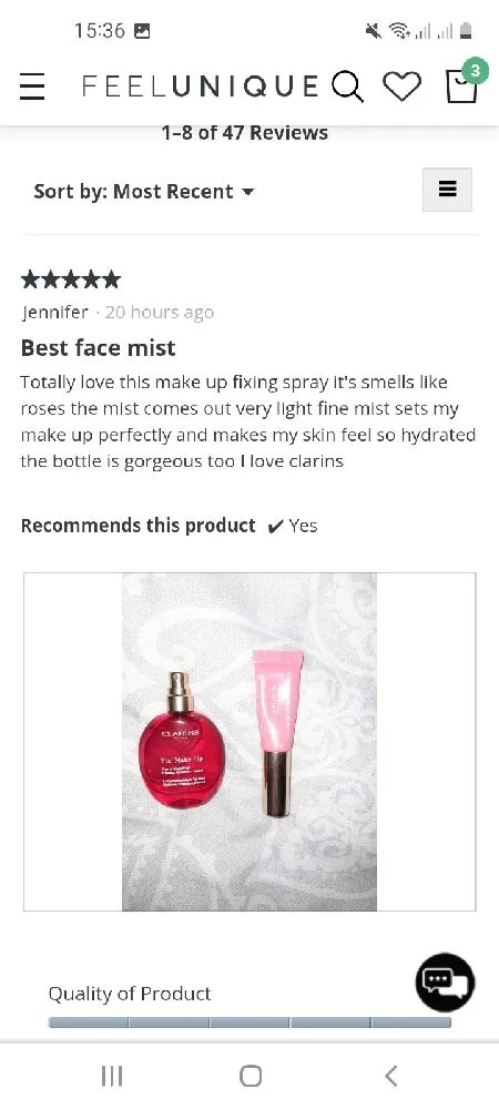 My review on clarins fix setting spray 🙂