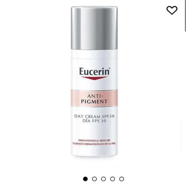 I love eucerin anti pigment day cream, especially in the
