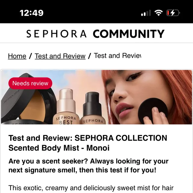 Thank you so much for selecting me to test and review! Super