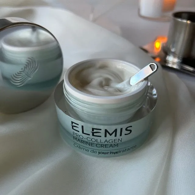 The Elemis pro collagen marine cream is an anti wrinkle
