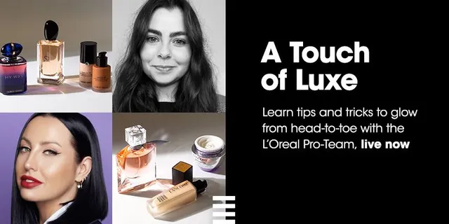 ** Reminder **  Join our A Touch of Luxe masterclass with