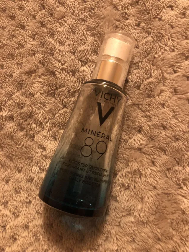 My ultimate skincare product is Vichy Mineral 89 hyaluronic