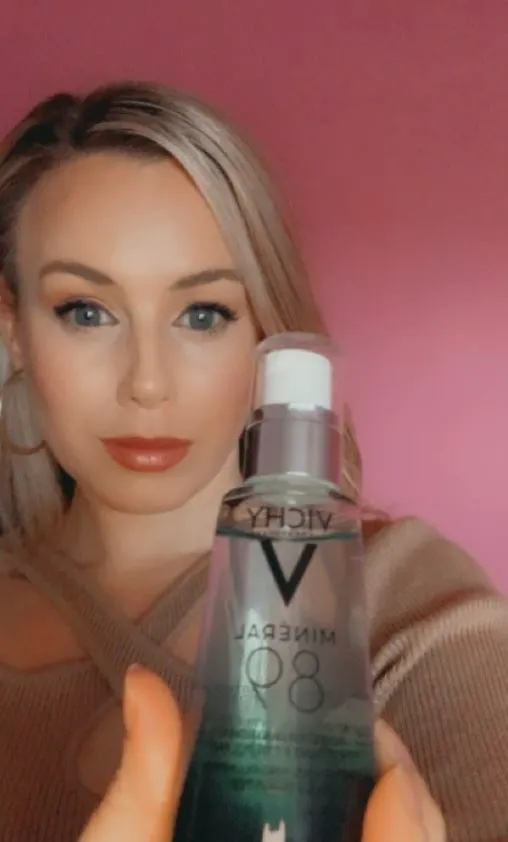 I’m currently obsessed with the Vichy mineral 89