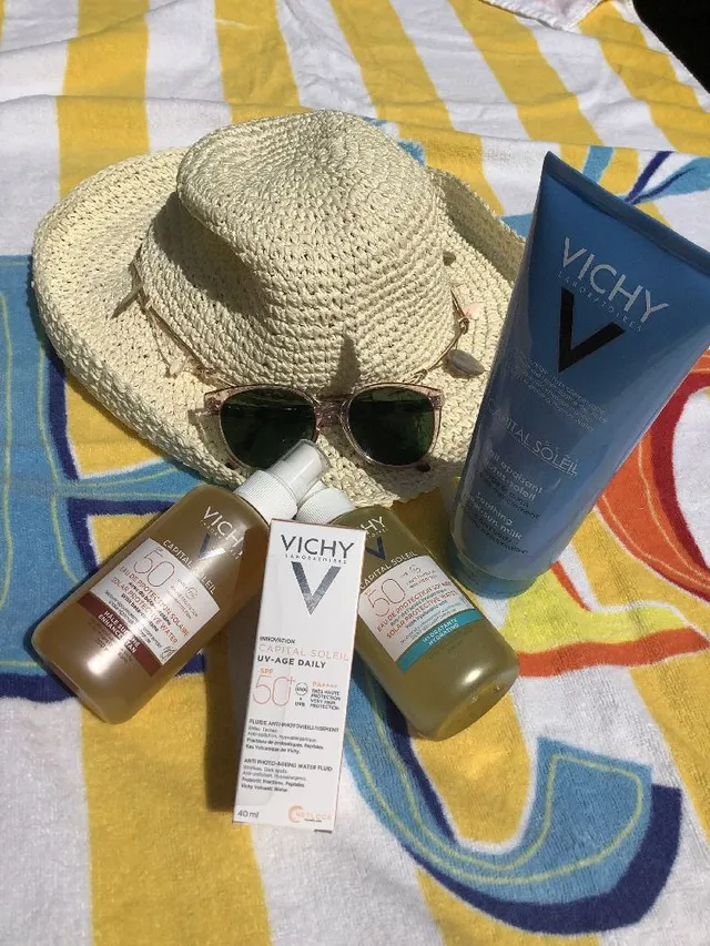 Always use my Vichy in the sun (and out obviously ) plus
