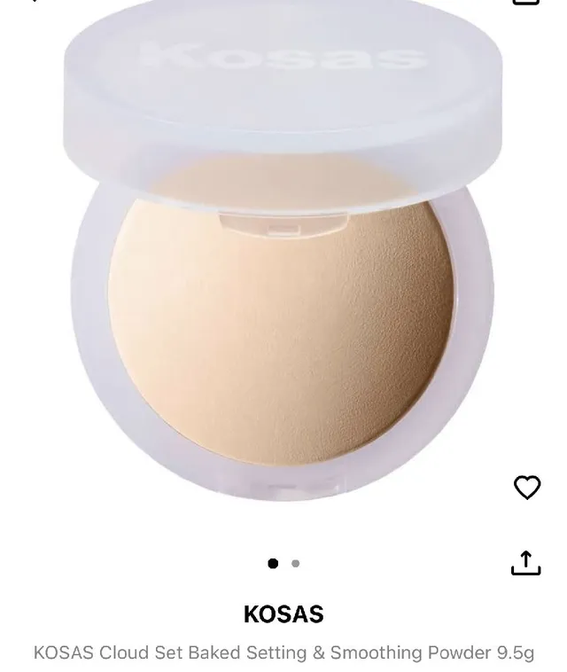 I am OBSESSED with the Kosas powder! It makes my makeup look