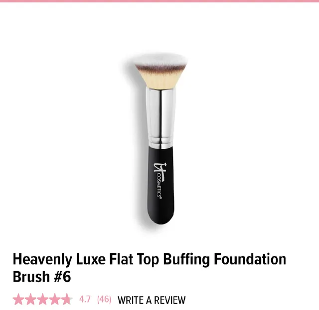 Kabuki/flat top brush is the best way for me to put my