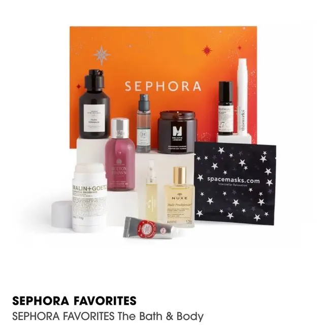 I would get the Sephora favourites bath and body set for my