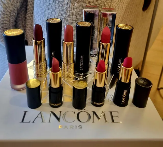 My Lancôme lipsticks I love all these colours although some