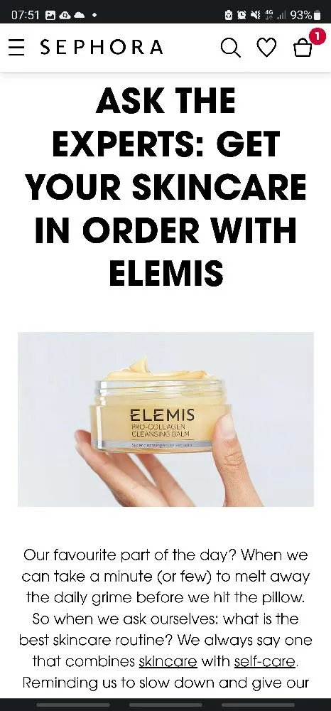 Love this article and of course love Elemis!