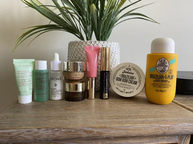 My travel mini’s for holidays! These are my go to products