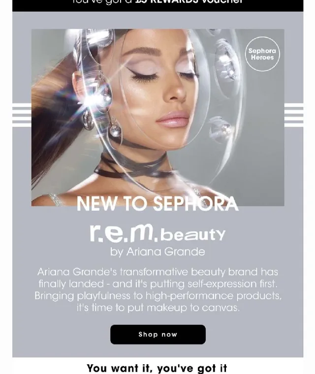 R.e.m beauty is now on Sephora💫