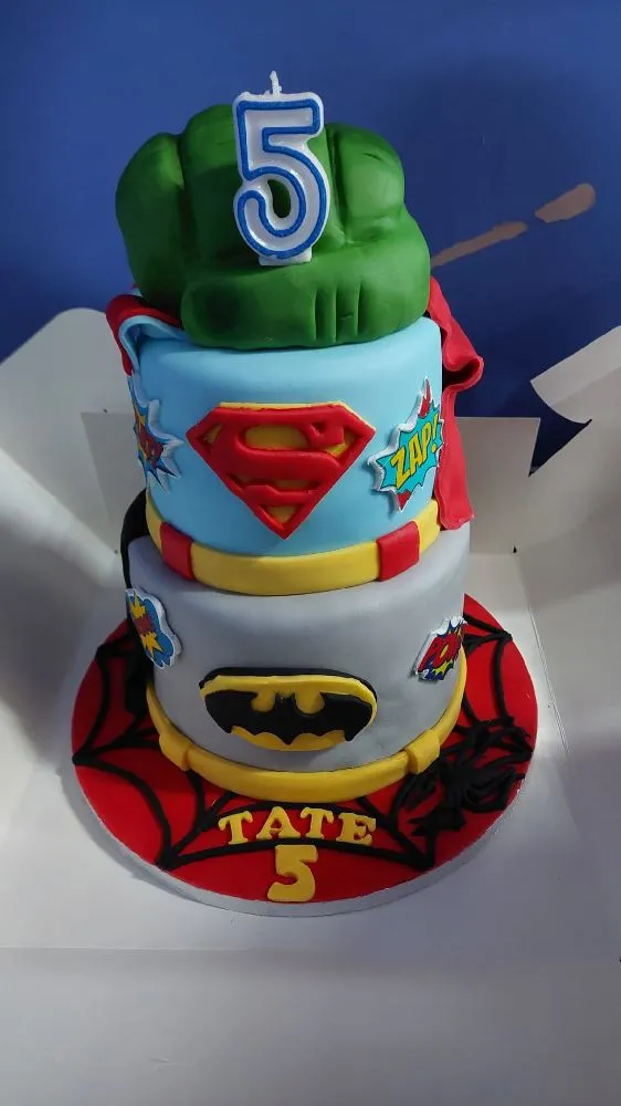 My boys cake for his party yesterday, a week late after