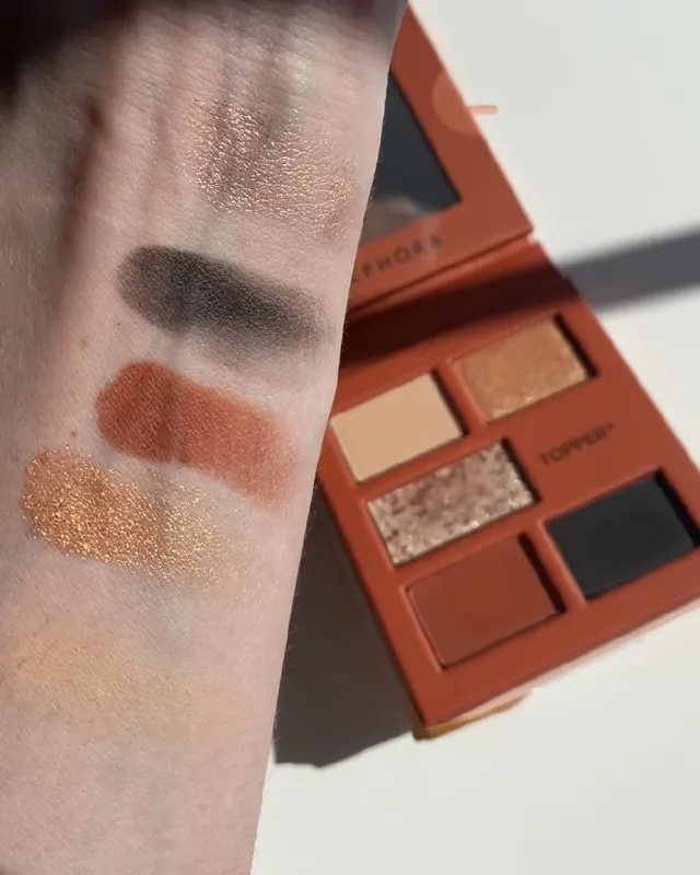Swatches of SEPHORA COLLECTION Color Shifter Eye Palette in