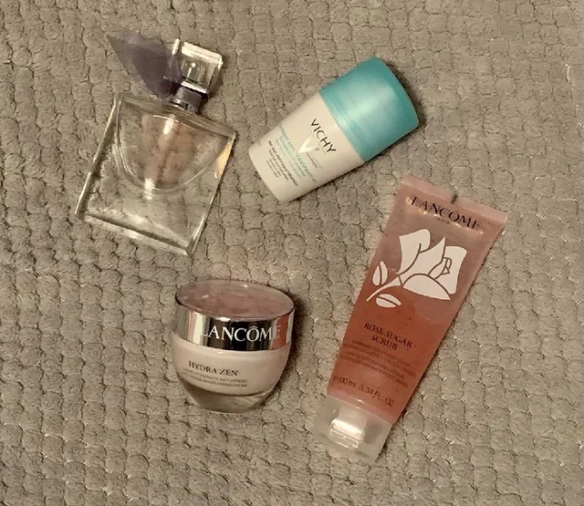 Some of the products used in my morning routine.  I’m loving
