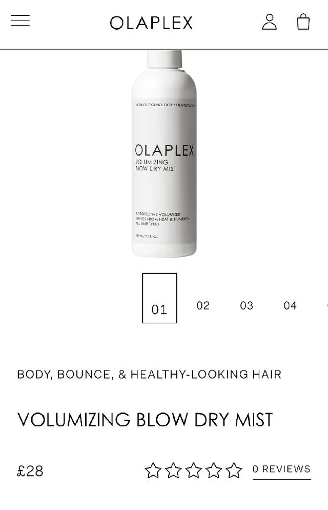 Next is the new Olaplex Blow Dry Mist. I will post another