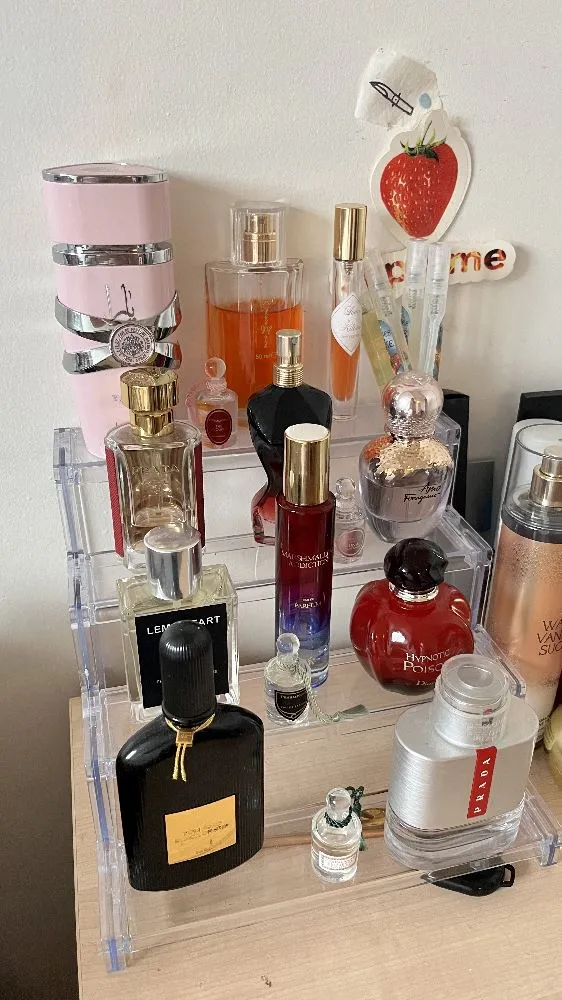A small selection of some of my perfume collection!