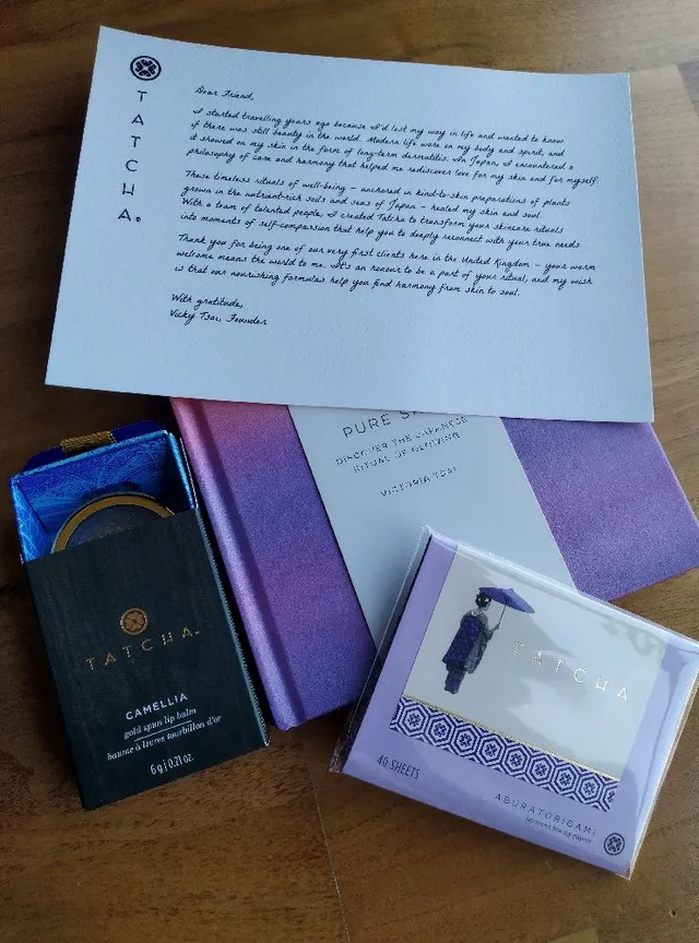 I received my order from Tatcha, I purchased the blotting