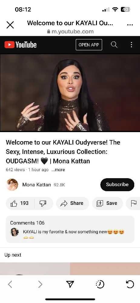 Did I get up early to watch a Kayali launch video…?! You