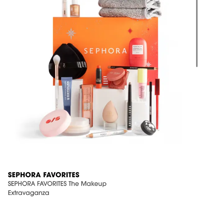 I’d adore winning the Sephora favourites “makeup