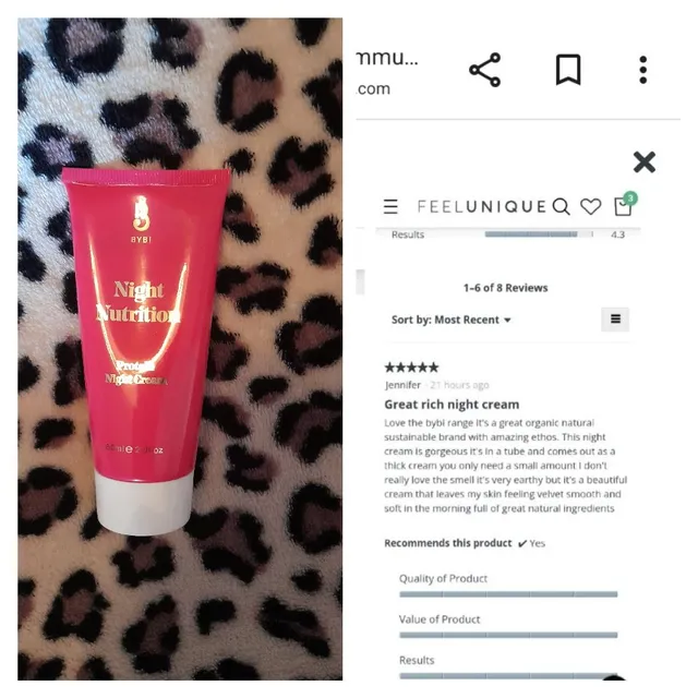 My review on this bybi night cream I have added to my