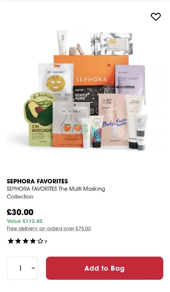 I’d love to give the Sephora Favourites The Multi Masking