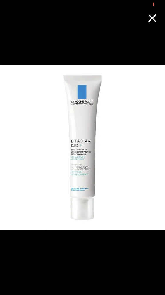 The la roche posay effaclar duo+ is a skincare product i