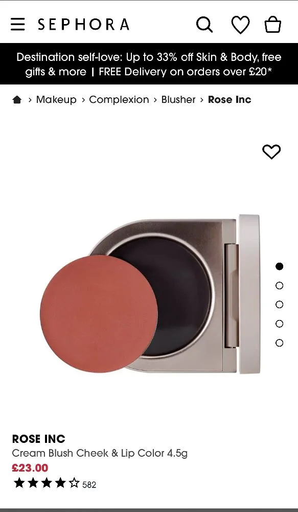 I love the rose inc cream blushes, my go to ever since I