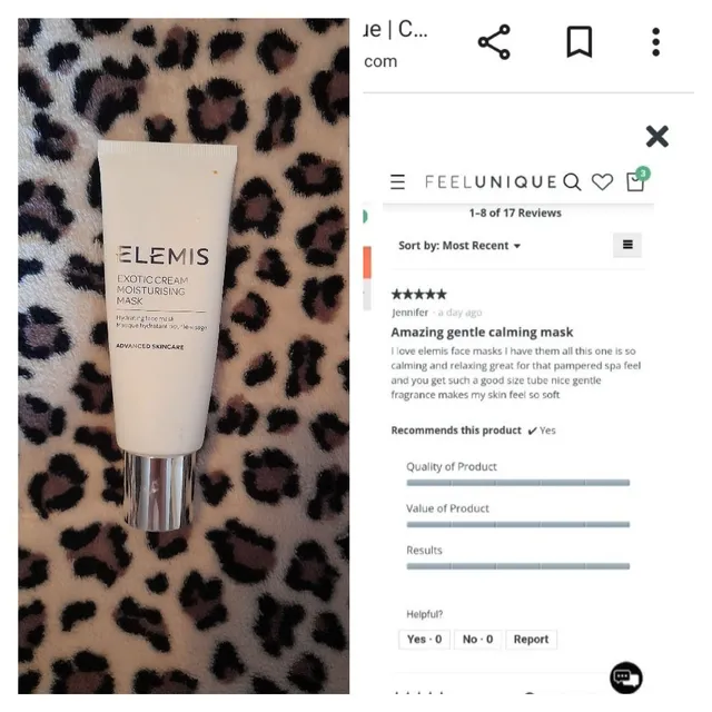 My review on elemis exotic face mask 🙂
