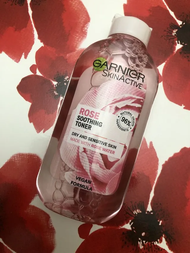My ultimate skincare product is Garnier rose soothing toner