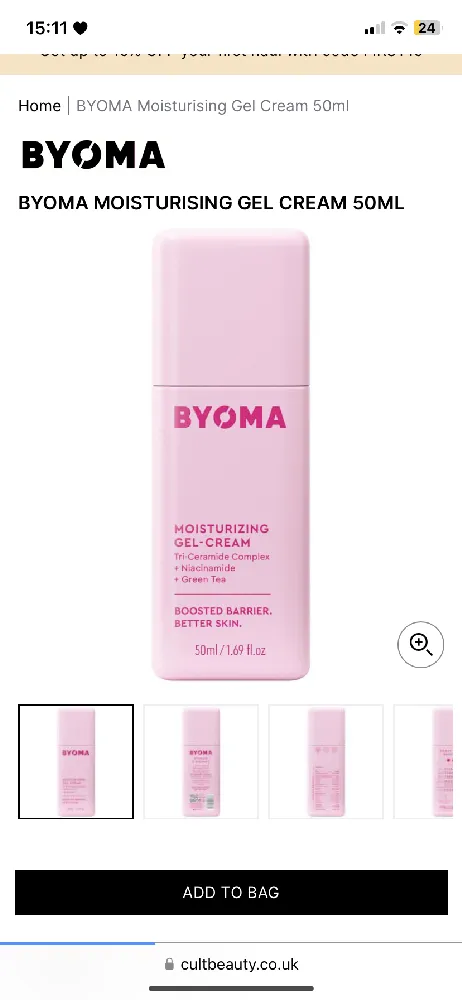 Hi everyone I’m thinking of buying the byoma moisturising