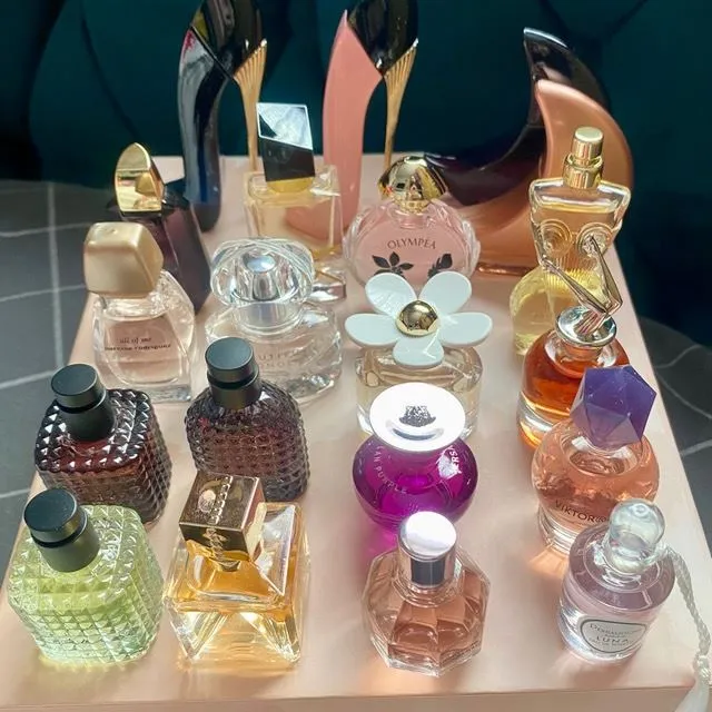 Love collecting fragrance minis, some of my collection 🩷