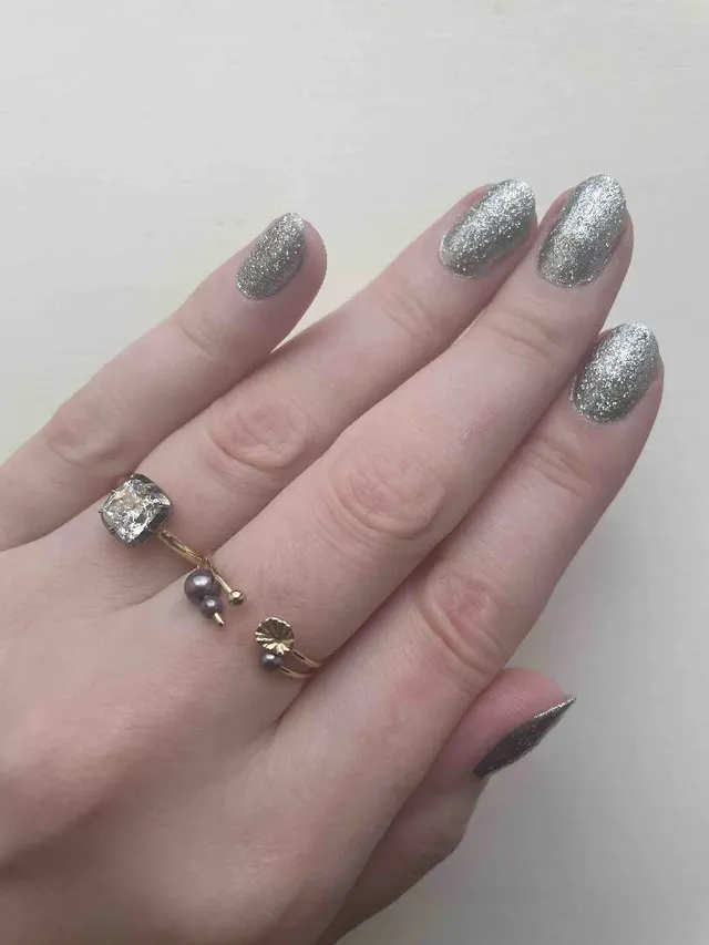 Nails INC Diamond Dreaming - Diamonds Only holo glitter nail