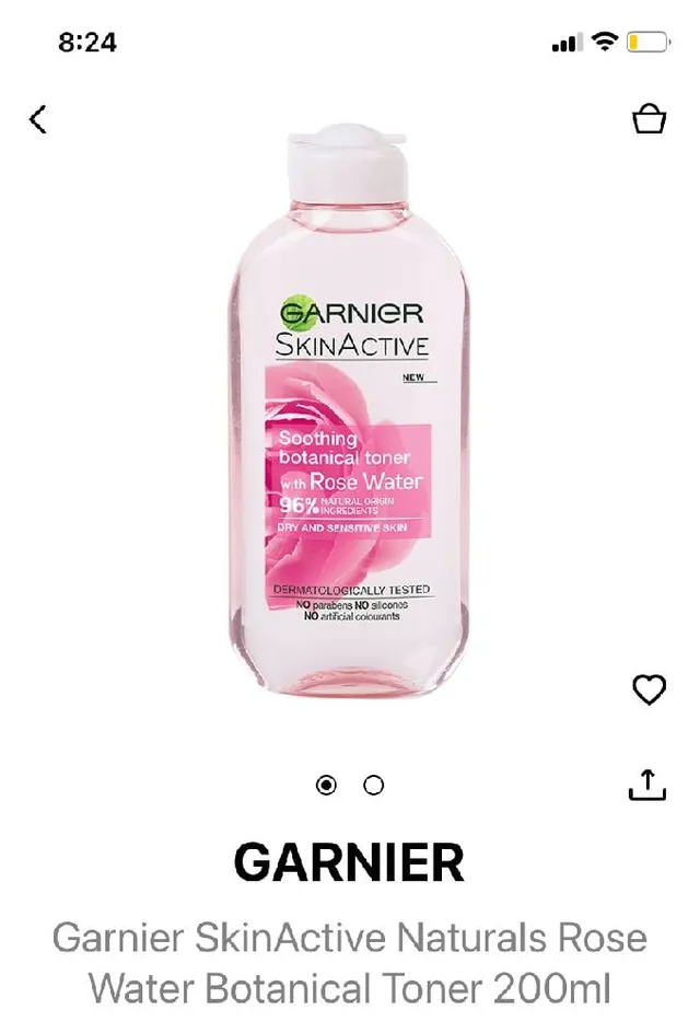 This is a great gentle toner for sensitive skin and won’t