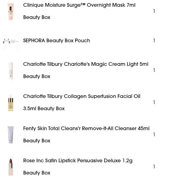 So excited to have started my subscription with Sephora for