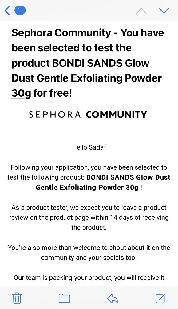 Yay🥳 Thank you Sephora❤️ Can’t wait to try!
