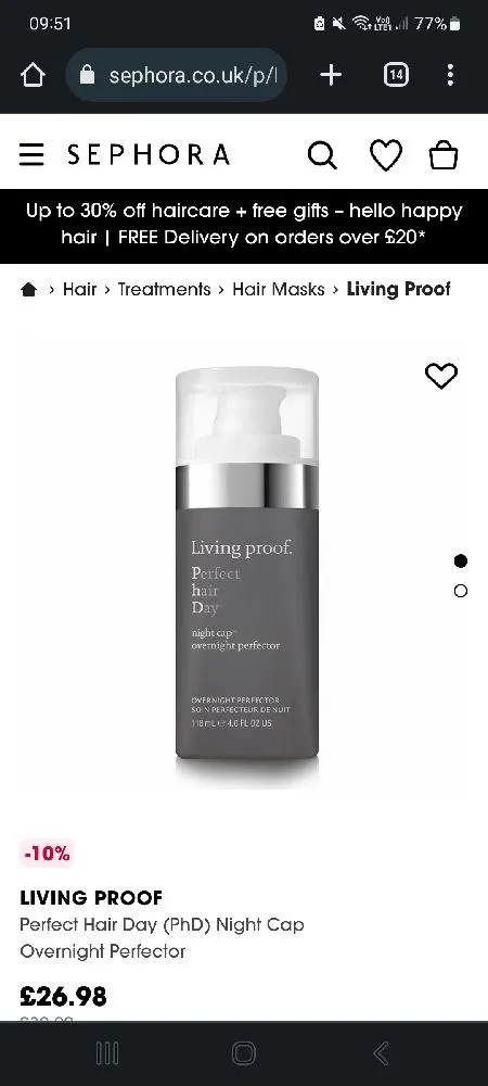 My absolute favourite product to use. It solves all of my